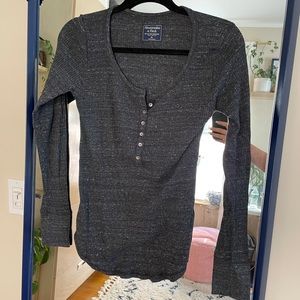 Abercrombie & Fitch Dark Grey Long Sleeve